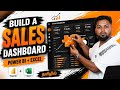 How to Create a Sales Dashboard Using Power BI and Excel | Data Analyst Project Tutorial in Tamil