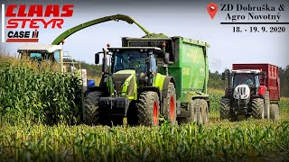 BIG CORN SILAGE in Czech Republic | 2x Claas Jaguar | Steyr, Case IH and Claas Tractors, ŠT 180