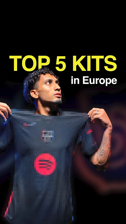 Top 5 New Football Kits in All of Europe! 24/25 #premierleague #laliga