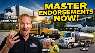 CDL Endorsements Explained: Hazmat, Tanker, Doubles & Triples, Passenger, School Bus