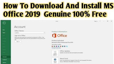 How To Download And Install MS Office 2019 Free|How To Download MS Office 2019 Genuine Version Free