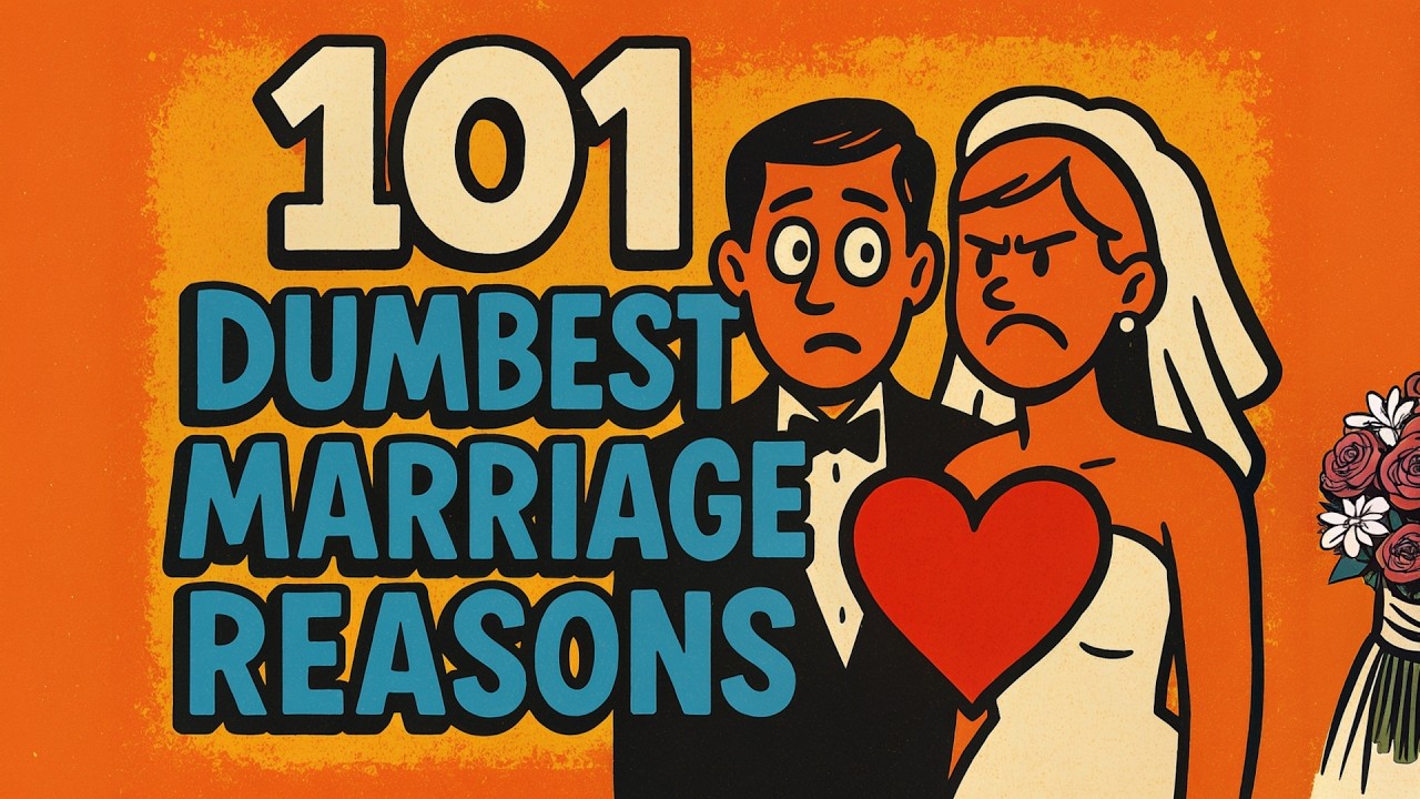 101 Dumbest Reasons Americans Got MARRIED (& Why It Instantly FAILED)