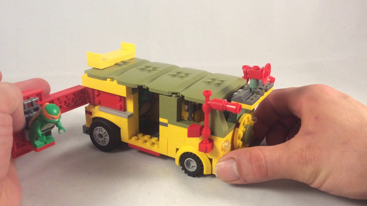Brick it up with LEGO MOC Ninja Turtles Party-wagon and Kranng’s battle ...