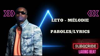 MELODIE - Paroles/Lyrics