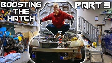 How to TURBO a Honda Civic (D16Y7)    *PT. 3*   Oil Drain line, Larger Injectors, Intercooler Piping