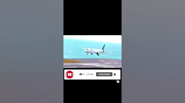 This Lufthansa A321 neo performs (ago around) during a turbulent approach #shorts