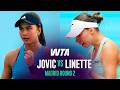 Jovic vs. Linette | 2026 Madrid R2 Highlights 🎾