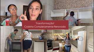 Thumbnail for TRANSFORMEI COMPLETAMENTE A COZINHA DA MINHA MÃE USANDO OS ARMÁRIOS DA MADESA MÓVEIS | Léia Veloso