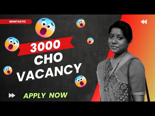 new nhm cho vacancy 2023/ wb community health officer recruitment latest/ salary/ montastic s santra class=