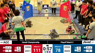 Match 2 - FTC DECODE Hawaii Championship