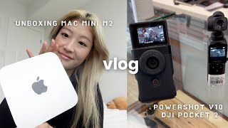 a productive day [VLOG] ༓‧͙⁺ getting a mac mini, being productive, getting a new vlog camera, etc