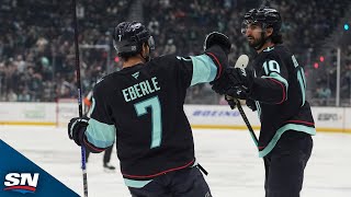 Celebrity Kraken's Matty Beniers Wastes No Time, Scores On First Shot vs. Maple Leafs Wealth