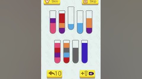 Penyelesaian Game SortPuz Water Puzzle Color Level 13