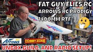 ARROWS RC PRODIGY 1400MM RTF UNBOX,BUILD AND RADIO SETUP by FGFRC