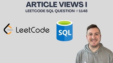LeetCode SQL Interview Question: 1148. Article Views I