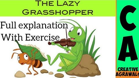 Lesson -1 || The Lazy Grasshopper || Semester -1 || Class -1 || Spring book || Moral Story ||