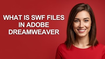 What Is Swf Files In Adobe Dreamweaver - AshleyHowTo