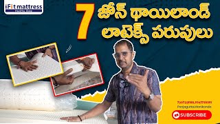 Experience Superior Comfort with the Best 7-Zone Thailand Latex Mattress | iFit Mattress | Hyderabad