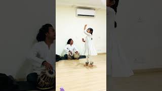 Lost in the rhythm, learning with every step, and practising a little more each day #kathak #dance