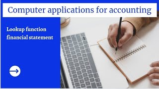 Lookup function_financial statements✍️ Creating financial statements by using the lookup function.. screenshot 3