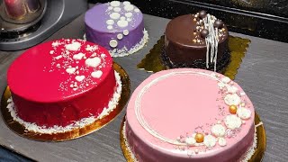 تزيين التورتة بشكل  بسيط وجميل  تزيين_كيكcake_decorating