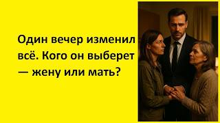 картинка: Один вечер изменил всё. Кого он выберет — жену или мать?| реальные истории