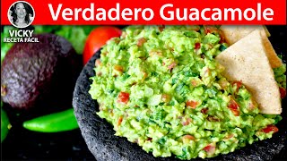 Verdadero Guacamole ?| #VickyRecetaFacil