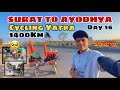 Day 16 surat to ayodhya  cycling yatra