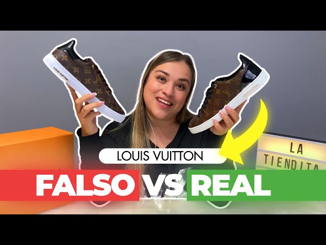 Los zapatos con logo en el punto de mira son de Louis Vuitton