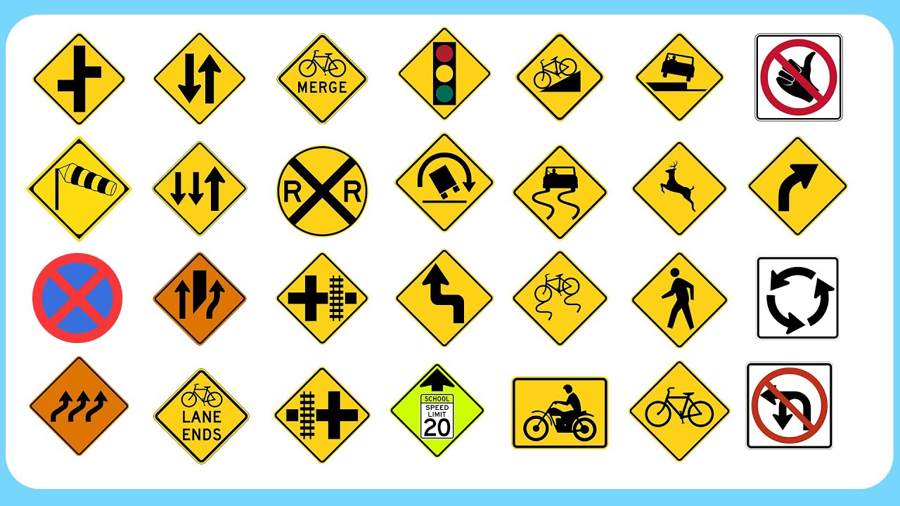 Top 20 Must Know Road Signs for Driving Test you NEED to know 🚦 ...