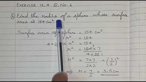 Surface Area and Volumes - Ex. No. 13.4 Q. No. 6 - CBSE MATHS CLASS IX