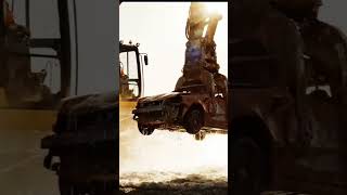 Powerful Lady Operator Rescues Car from Canal 🚜💪 | Extreme Heavy Machine