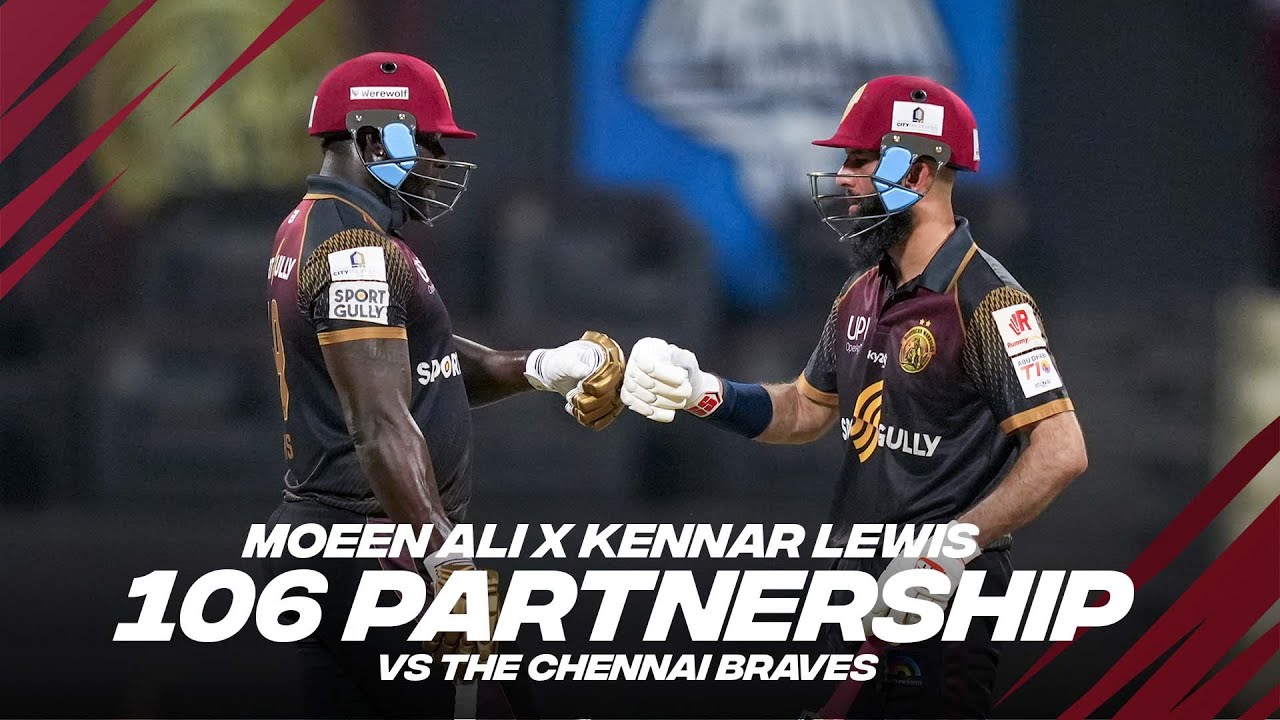 Moeen Ali X Kennar Lewis 106 run partnership | Day 6 | Player Highlights