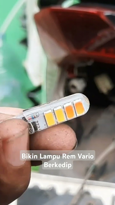Pasang Lampu Led Kedip Buat Rem Vario 125 Old #lampuledmotor #lampurem
