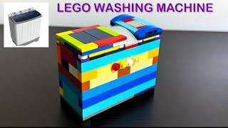 LEGO Washing Machine | LEGO MOC (My Own Creations) | LEGO Fun Build | LEGO Classic 10696