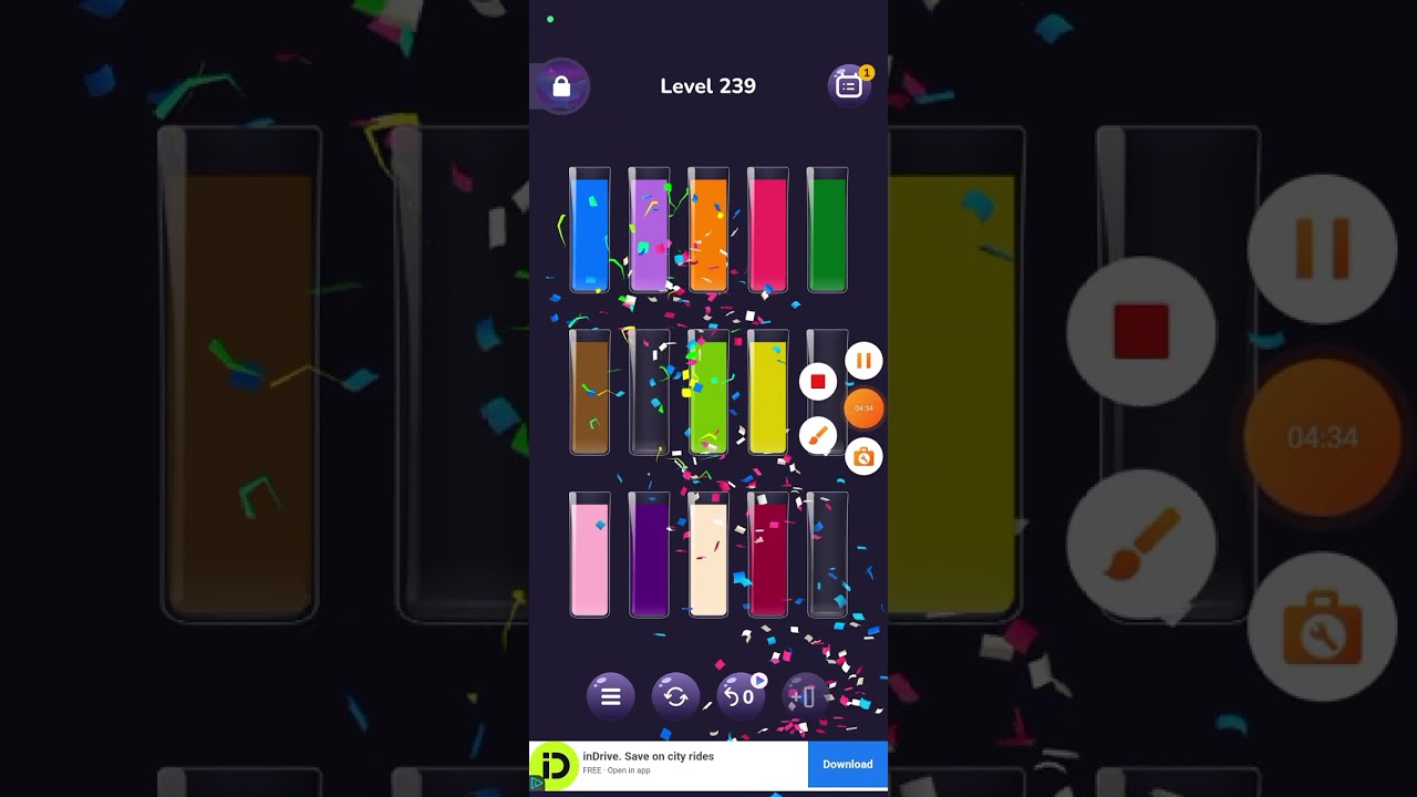 238 -245 Level Love water color sort puzzle 2024