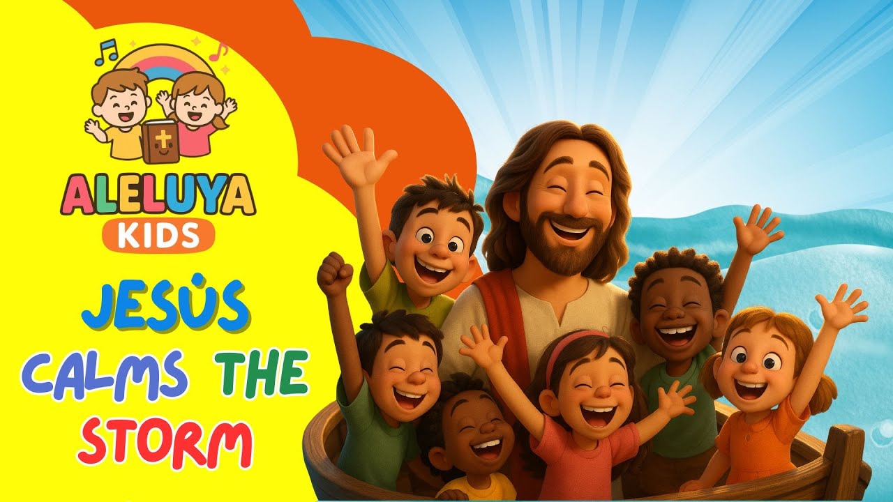 Jesus calms the storm | Bible Songs and Bible Stories for Kids
