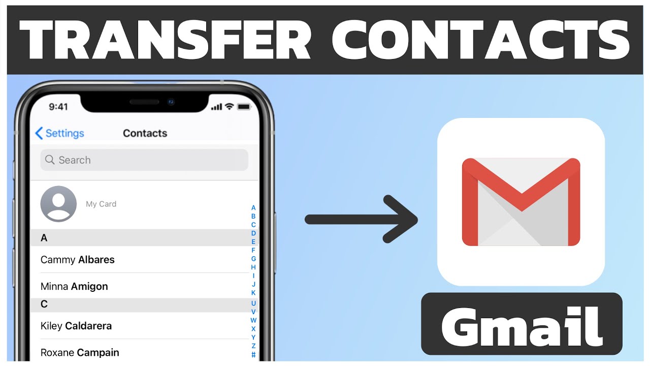 How To Save Contacts From Google To Iphone