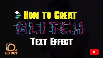 How to Create GLITCH Text Effect in Filmora 9 Tutorial || by DD DOT