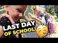 Last Day Of Kindergarten Surprised With Silly String 