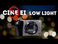 DON&#39;T USE Cine EI on Sony FX30 and FX3 for Lowlight