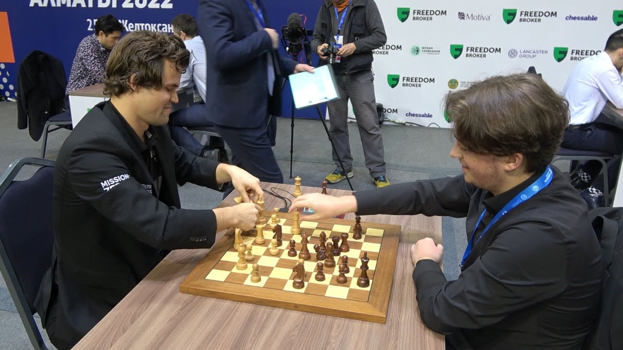 chess24.com on X: 18-year-old Vincent Keymer beats Magnus Carlsen for the  1st time and now the world no. 1 has to win on demand tomorrow or he's out  of the 2023 #FIDEWorldCup!