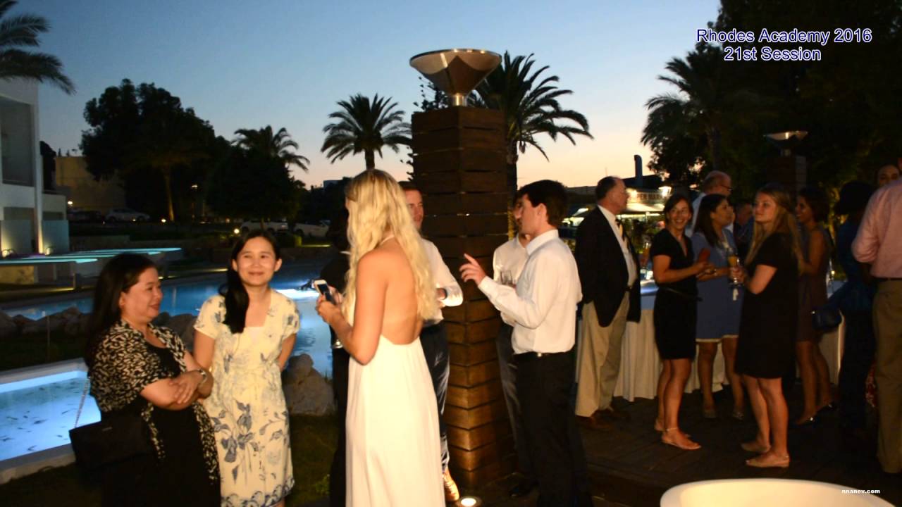 21st Rhodes Academy - Gala Dinner at Rodos Palace - YouTube