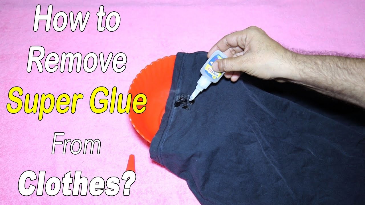 How To Get Nail Glue Out of Clothes?