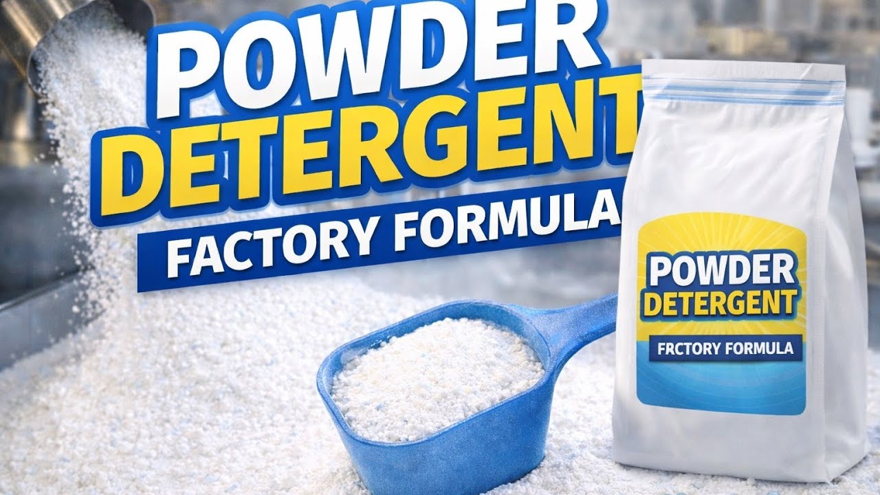 Порошковое моющее средство, изготовленное по заводской формуле.