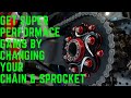 520 sprocket & chain kit | Your bike's Instant performance gain | It's a No Brainer, cheap upgrade
