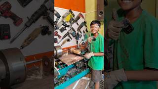 Bench Grinder Shaft Making For Lathe Machine Short Video....