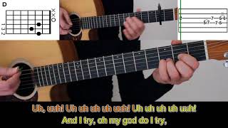 What's up by 4 Non Blondes - ♫ Guitar Tutorial - Karaoke