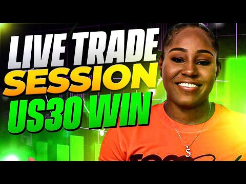 FOREX LIVE TRADE SESSION NY OCTOBER 13 2023:  US30 & GOLD – US30 WIN