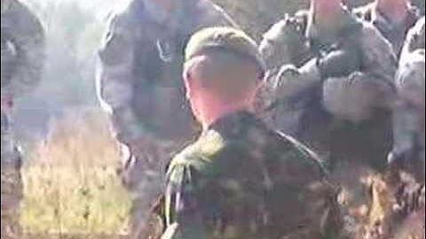 British Army riot control training